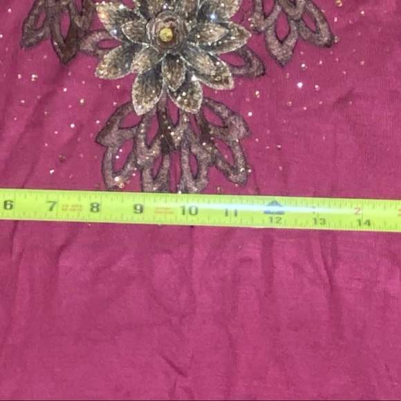 Tiansi Chinese Style Woman's Blouse with Flower Embroidery, NWT - Picture 8 of 10